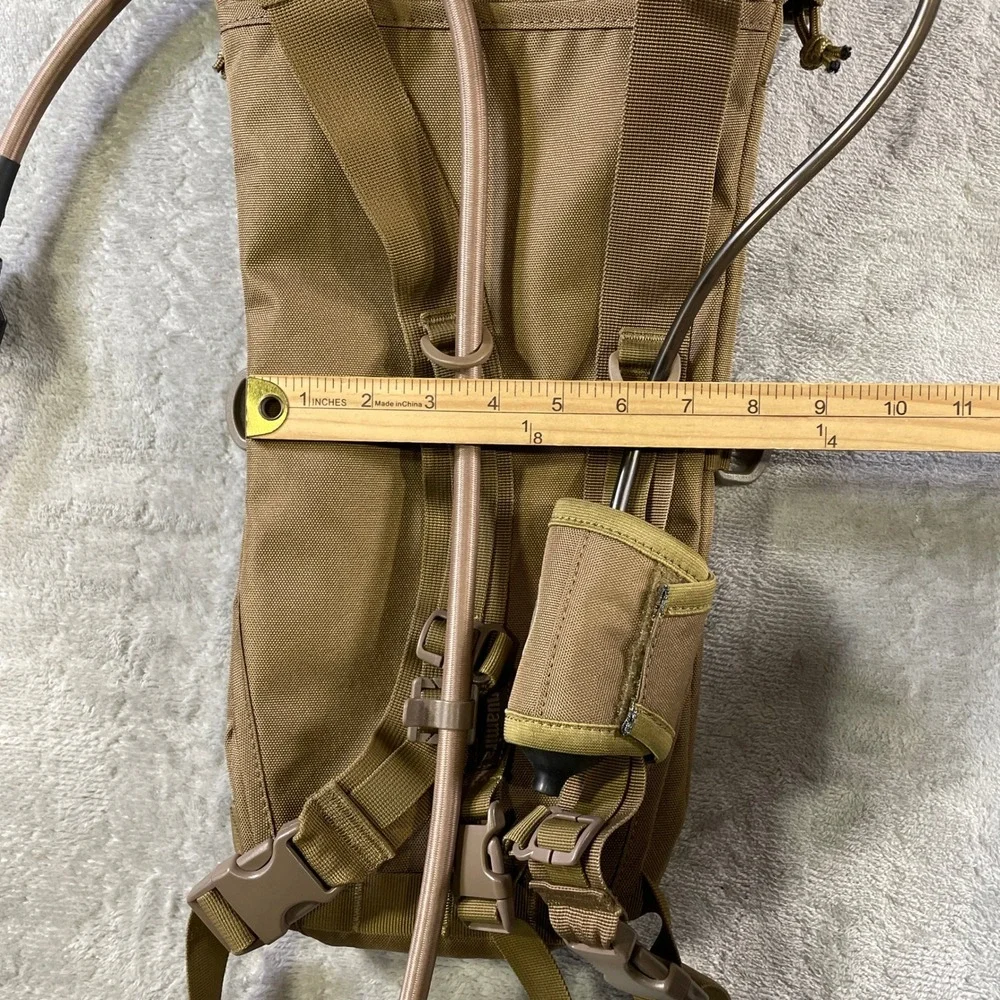 Aquamira Rigger Pressurized Hydration Pack Coyote Brown Tactical MOLLE‎ Backpack